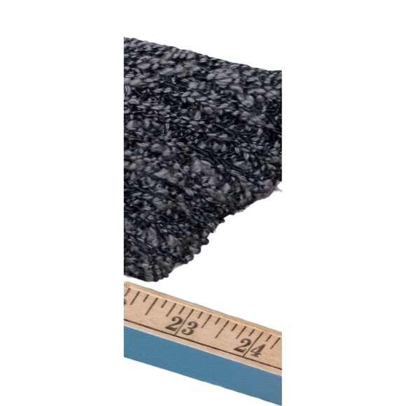 Lou & Grey Womens Black/Gray Asymmetric Collar Zip Knit Sweater Size Extra Small - Picture 6 of 7